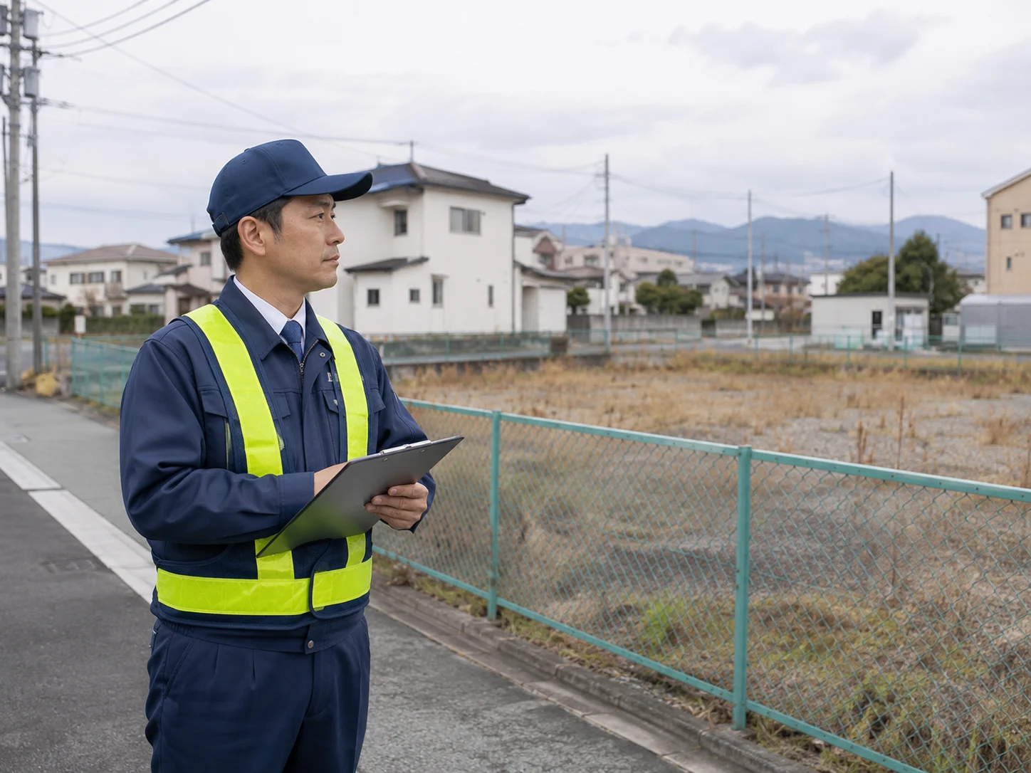 パトロール警備の地域巡回イメージ
